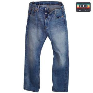 Levi 501 Jeans Pants Button Up Blue Size W 30 L 30